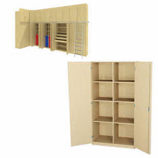 Schrank, Schränke mit Holzkorpus